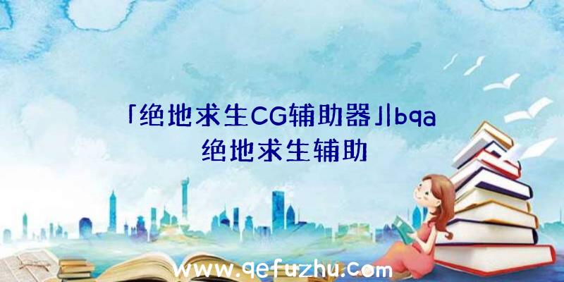 「绝地求生CG辅助器」|bqa绝地求生辅助